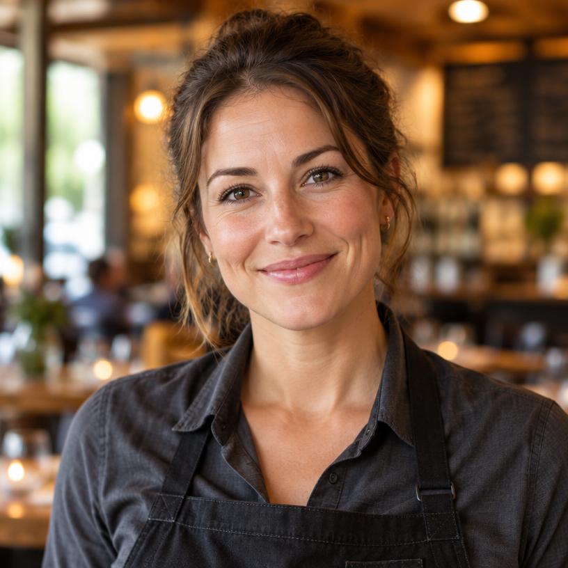 Portrait of Maya R., Server · Dinner